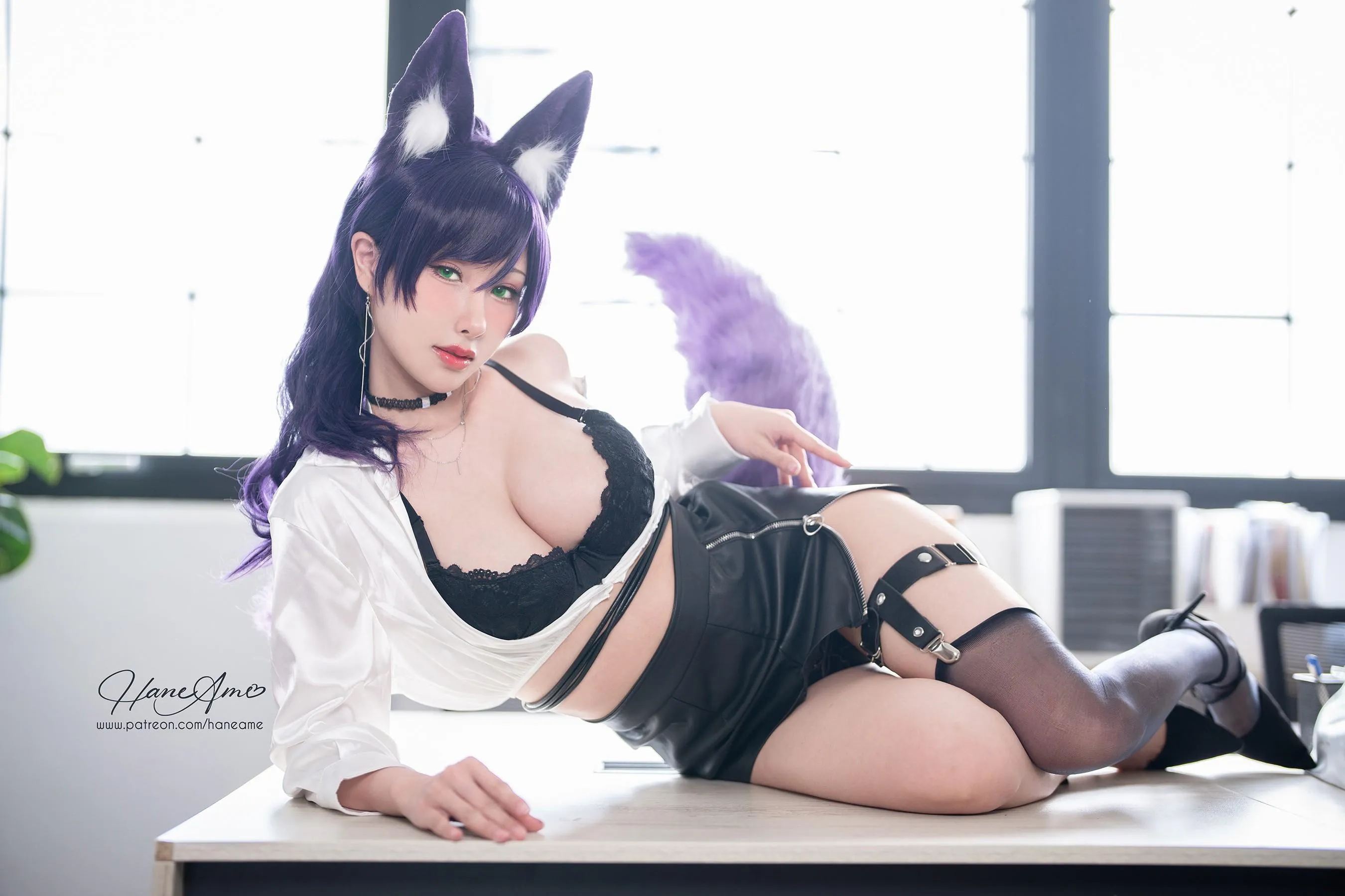 雨波_HaneAme – NO.192.2023年06月新品订阅4套视频-Seki Sexy OL Foxy [51P]插图1